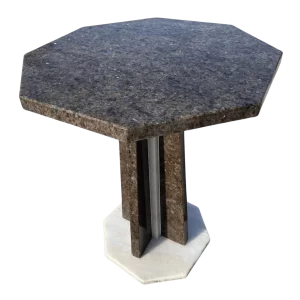 Octagonal Stone Garden Table